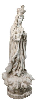 Catholic Blessed Virgin Mary Our Lady of Fatima Large Outdoor Statue 24" Tall