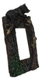 Set of 2 Rustic Forest Black Bears Climbing Tree Wall Single Rocker Cover