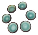 Pack Of 6 Green Crackle Midori Kannyu Porcelain Banchan Deep Dish 4" D 5oz