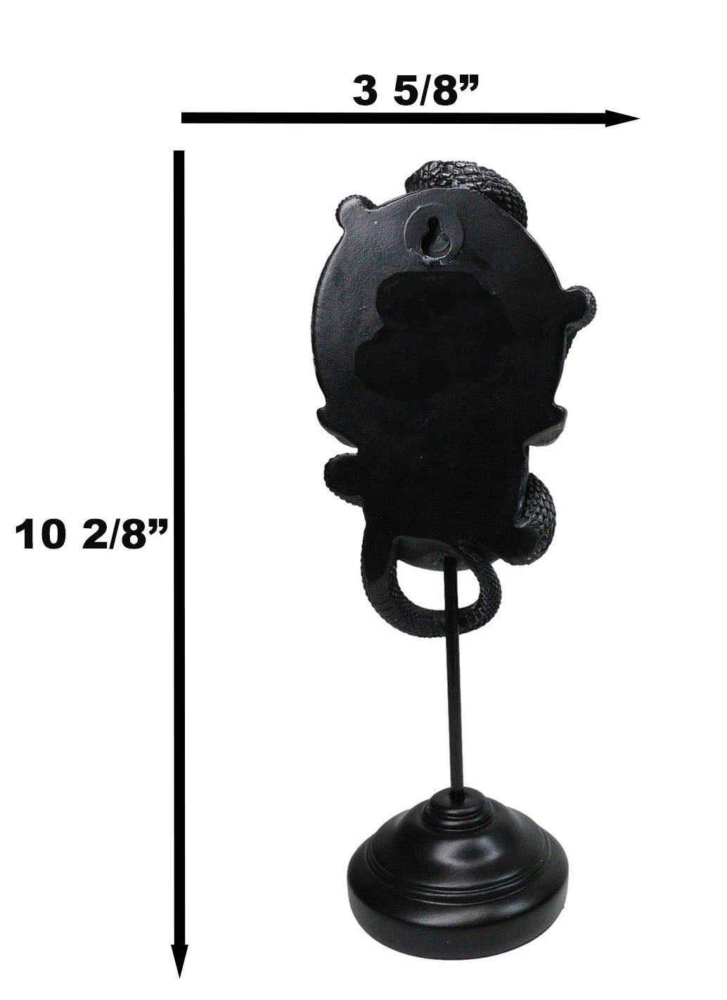 Cult Of Canaan Serpent Skull Masque Ornament On Pole Stand Or Wall Sculpture