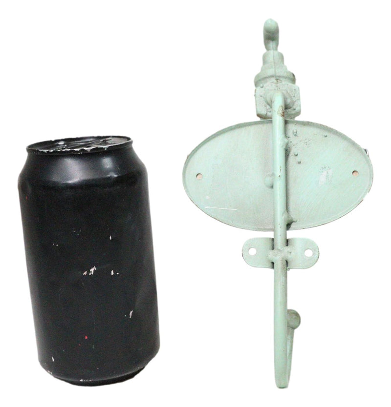 Set Of 2 Cast Iron Vintage Old Fashioned Spigot Faucet Towel Coat Wall Hooks
