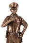 Ebros Police Man Officer Cop in Uniform Statue with Trophy Base 12" H