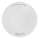 Set Of 6 Modern Yukino Hana Snowflakes Melamine Round Entree Dinner Plates 9"D