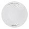 Set Of 6 Modern Yukino Hana Snowflakes Melamine Round Entree Dinner Plates 9"D