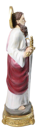 Christian Apostle Of Jesus Saint Paul Holding Sword And The Word Figurine 8"H