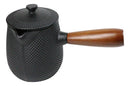 Kyusu Style Side Handle Hobnails Cast Iron Teapot 18oz With Enameled Interior