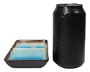 Pack Of 6 Blue Sky Aozora Kannyu Ceramic Two Compartment Rectangle Sauce Dishes