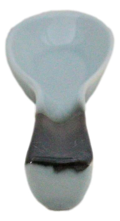 Pack of 6 Seikai Blue Sky Collection Ceramic Asian Soup Spoons With Hook 5.75"L