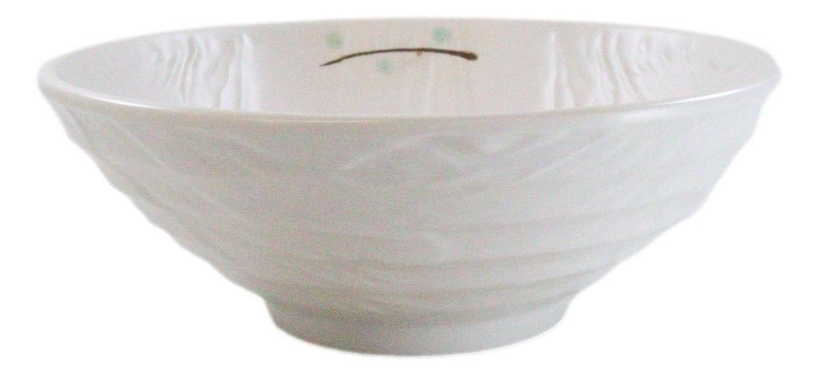 Set Of 6 Modern Yukino Hana Melamine Large Ramen Soup Pasta Salad Bowls 46oz 9"D