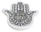 Hamsa Palm Hand Of God Eye Of Providence Floral Motifs Jewelry Dish Figurine