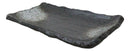Pack Of 5 Charcoal Grey Tone Hakumu Collection Rectangular Wavy Sushi Plates