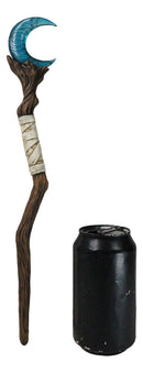Wicca Witchcraft Sorcerers Fantasy Crescent Moon Dendritic Branch Magic Wand