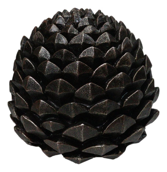 Cozy Pines Rustic Lodge Pinecone Figurine Decorative Woodland Pine Cone Accent
