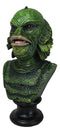 Green Horror Gill-Man Black Lagoon Swamp Monster Creature Head Bust Figurine