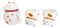 Japanese Maneki Neko Lucky Beckoning Cat Ceramic Tea Pot And 2 Teacup Mugs Set