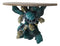Marine Blue Sea Turtles Swimming by Ocean Corals Floating Wall Bracket Shelf