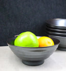 Pack Of 5 Black Tetsu Kesho Ceramic Collection Large Ramen Soup Dinner Bowl 40oz