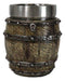 Rustic Western Cowboy Saloon Whiskey Barrel Coffee Mug With Shotgun Handle