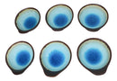 Pack Of 5 Blue Aozora Kannyu Small Ponzu Tonsui Miso Soup Bowls With Handle 5oz