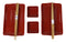 Red Black Melamine Wavy Sushi Plates Sauce Dishes And Chopsticks Set Serves 2