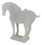 Ebros Acrylic Translucent Ming Terracotta War Horse Replica Statue 11.5" Long