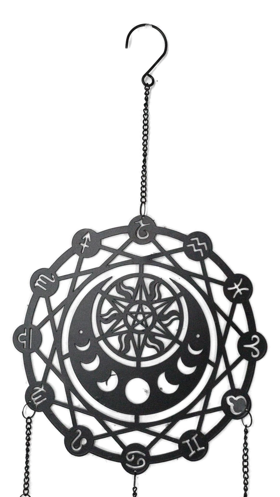 Phases Of The Moon Zodiac Solar Astrology Dreamcatcher Wall Hanging Decoration