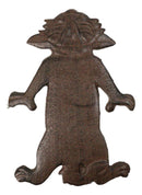 Pack Of 3 Whimsical Cat Cast Iron Stepping Stone Rustic Bronze Garden Accent