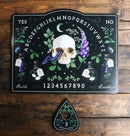 Wiccan Poisonous Plants Serpent Skull Spirit Ouija Talking Board With Planchette