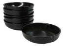 Pack Of 6 Kokuyo Black Ceramic Collection Shallow Bowl Or Deep Plates 10oz