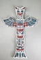 Tribal Native Indigenous Tiki Animal Totem Pole Wall Cross Decor Plaque