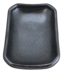 Pack Of 6 Ceramic Black Tetsu Kesho Soy Sauce Oil Condiment Rectangular Dishes