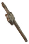 Hope Love Faith Lord Hear My Prayer Fleur De Lis Floral Faux Leather Wall Cross