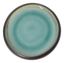 Pack Of 6 Green Midori Kannyu Blue Sky Porcelain Wavy Round Deep Plates 9"D
