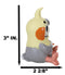 Furrybones Cheeky The Chicken Hen With Chick In Egg Skeleton Furry Bone Figurine