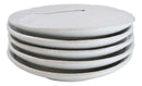 Pack Of 5 Ceramic Yukino Hana Collection Porcelain Round Dinner Plates 8.75" D