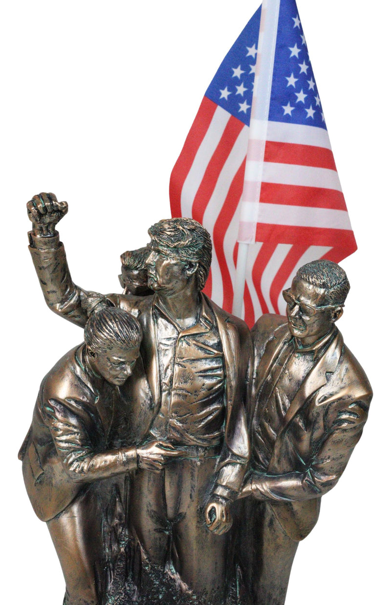 USA President Donald Trump Raising Right Fist Fight! Butler Rally MAGA Figurine
