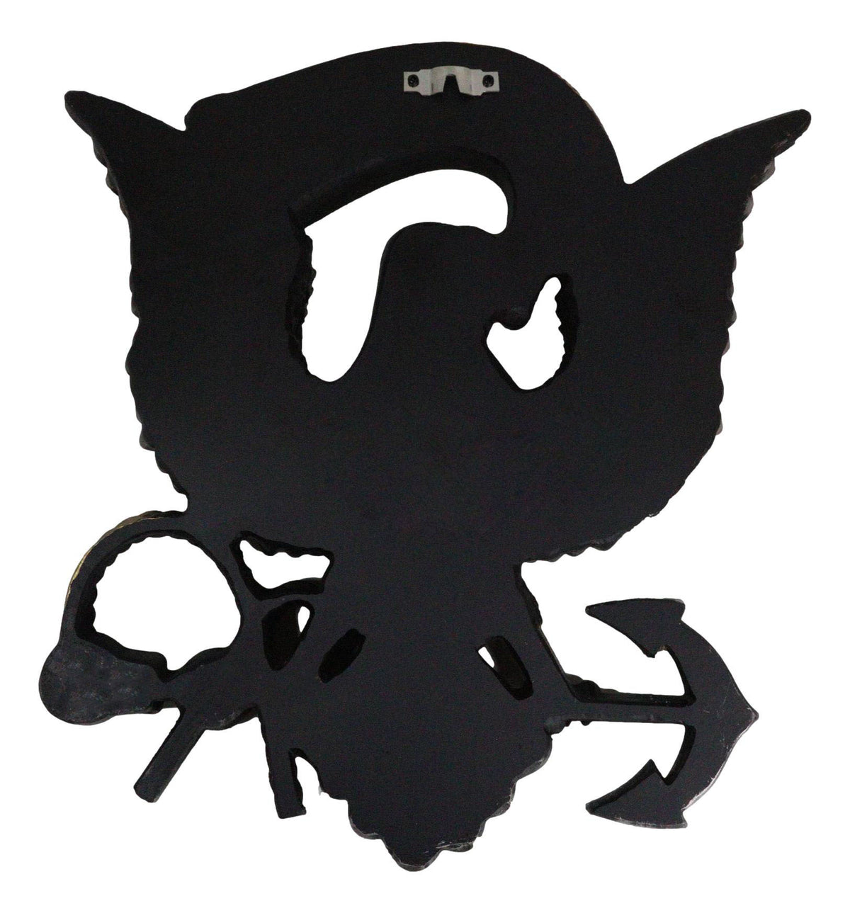 Patriotic United States Navy Bald Eagle Flag Crest Ship Anchor Wall Decor Plaque