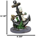 Day Of The Dead Skeleton Wedding Bride and Groom Anchored in Love Figurine