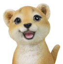 Adorable Prince of The Safari Jungle Forest African Lion Cub Figurine 4" Long