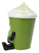 Furry Bones Matchiko Green Tea Leaf Matcha Drink Skeleton Figurine Furrybones