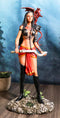 Tribal Warrior Ebony Princess Adaeze The Dragon Witch Holding Sickle Statue