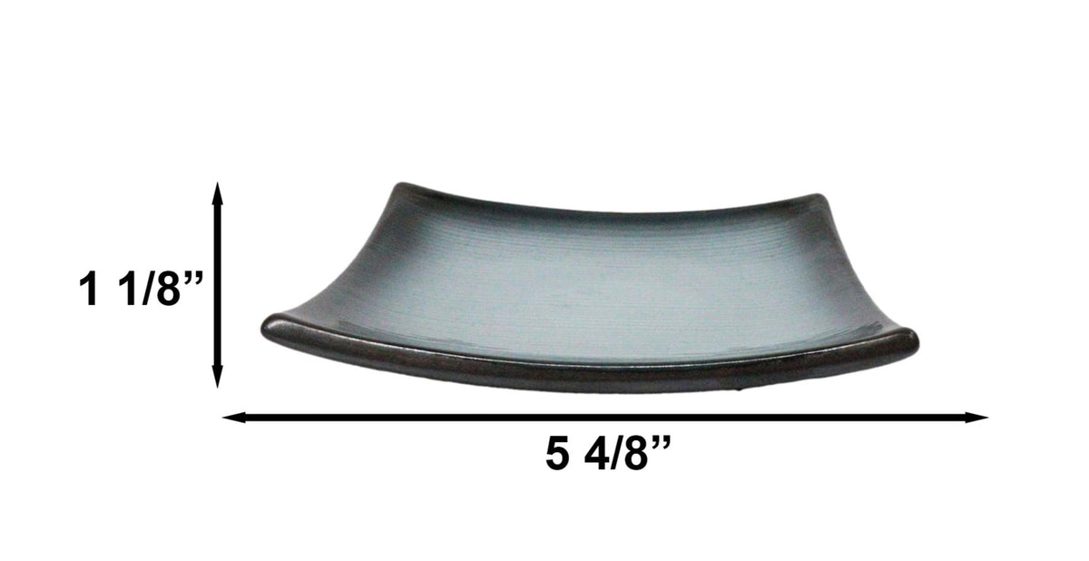 Pack Of 5 Blue Sky Stars Seikai Collection Square Appetizer Dessert Salad Plates