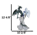 The Dark Chemical Wedding Union of Night Dragon and Morning Angel Figurine