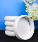 Pack of 6 Yukino Hana Snow Round Appetizer Salad Banchan Deep Dish Plates 5"D