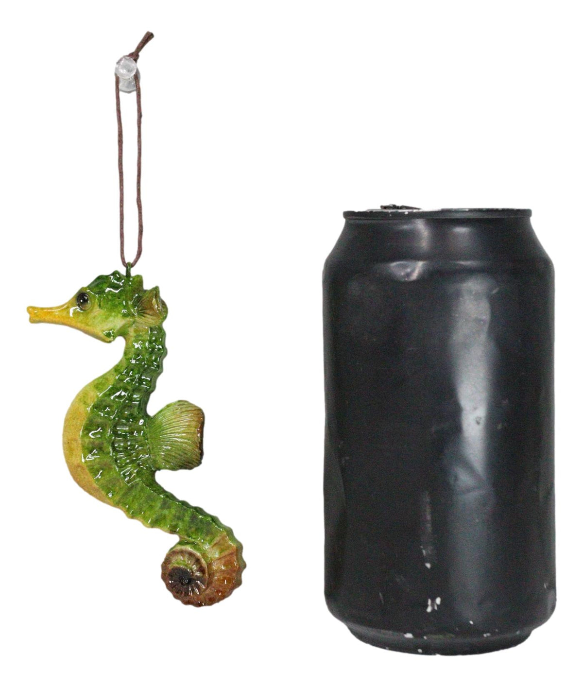 Set Of 6 Green Seahorses Ocean Marine Beach Wall Hanging Decor Tree Ornaments