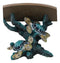 Marine Blue Sea Turtles Swimming by Ocean Corals Floating Wall Bracket Shelf