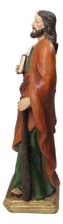 Christian Apostle Disciple of Jesus Saint James The Less With Gospel Figurine 8"