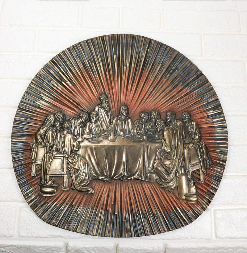 Da Vinci The Last Supper of Jesus and Disciples Wall Decorative Relief Figurine