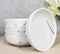 Pack Of 5 Ceramic Yukino Hana Collection Soup Salad Rice Shallow Bowls 10oz