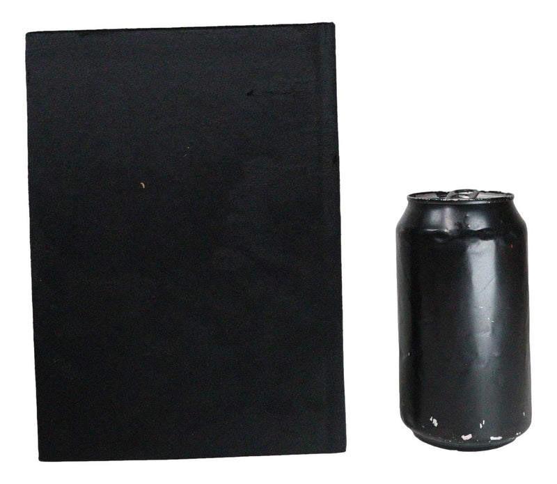 The Book Of Spells Pentagram Circle A5 Lined Pages Velvet Cover Journal Book